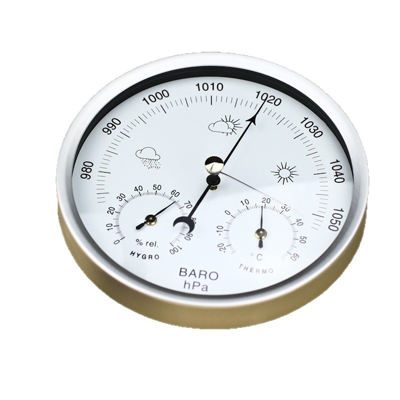 Weather station atmospheric pressure meter thermometer humidity barometer three-in-one cross-border e-commerce retail good 132mm