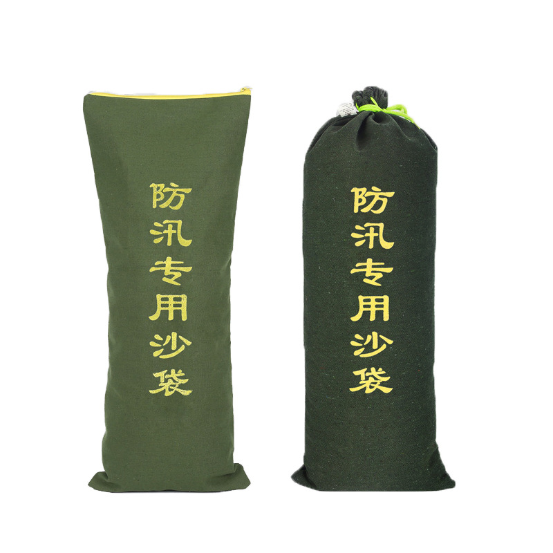 Flood control sandbags water absorption expansion bags flood control sandbags flood control bags 30*70 fire special canvas sandbags wholesale