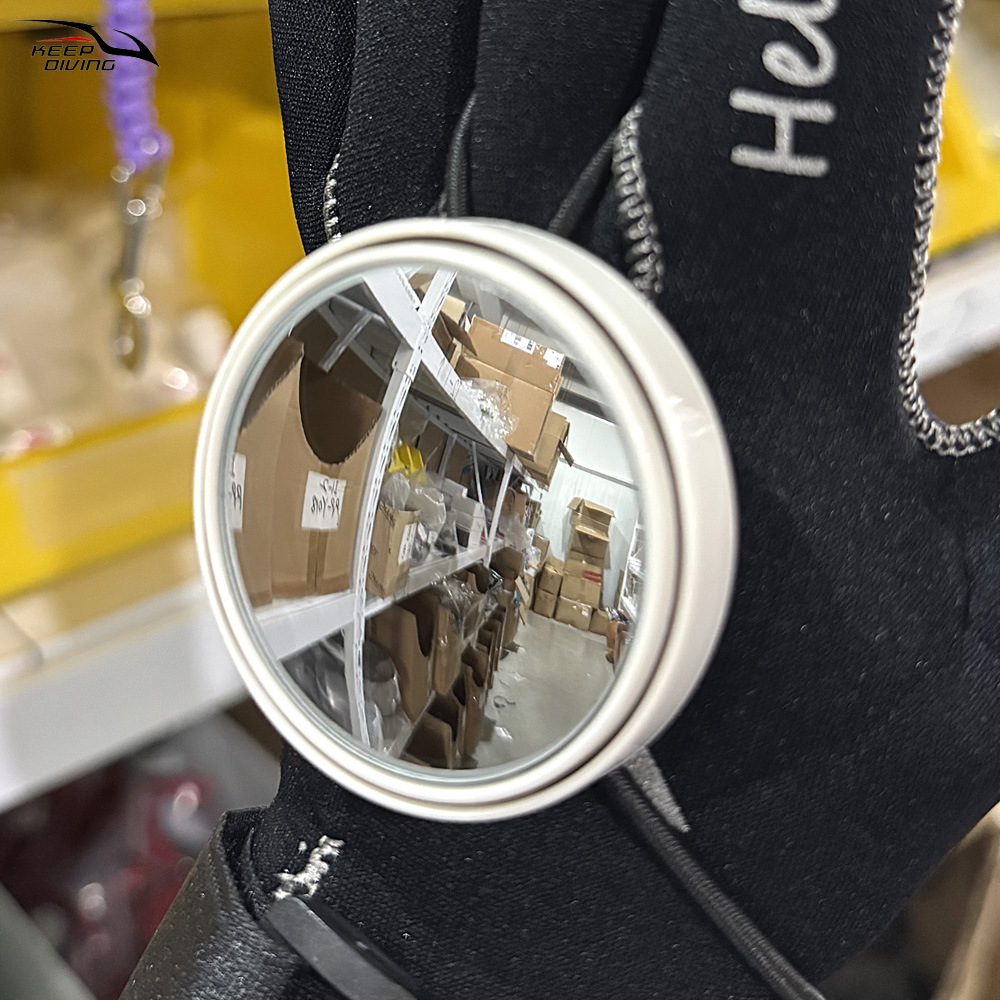 Scuba Diving Elastic Rope Rearview Mirror Side Hanging Hole Diving Adjustable Expanded Field of View Elastic Rope Rear Convex Mirror Equipment