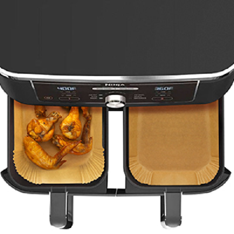 Source Factory Rectangular Air Fryer Special Paper Food Grade Thickened Baking Oven High Temperature Resistant Silicone Oil Paper Tray