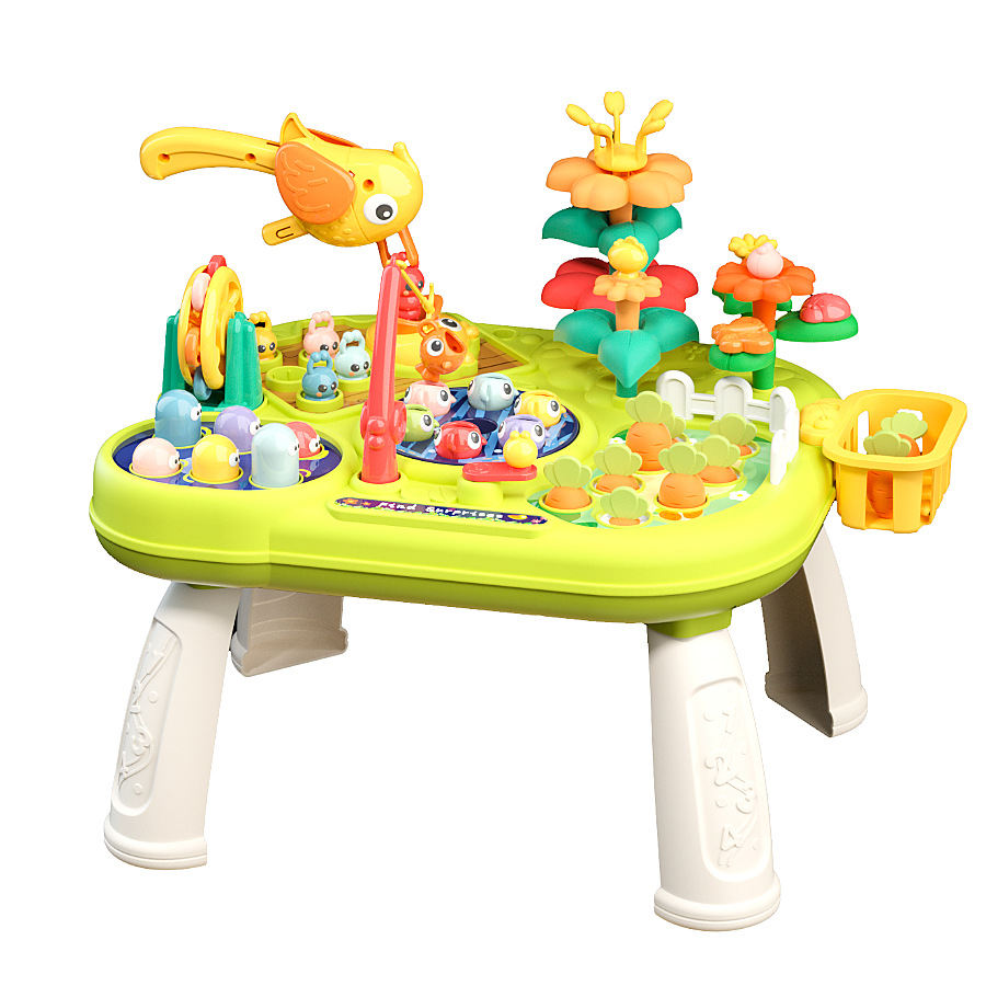 New multi-functional game table farm paradise ABS material early education Enlightenment parent-child interaction baby educational toys