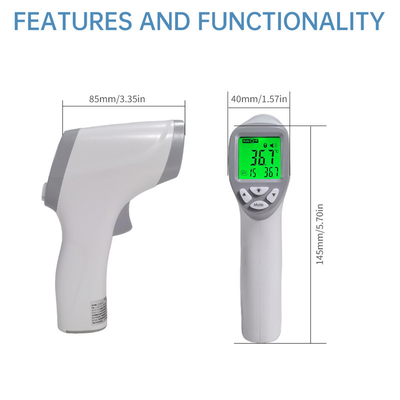 Cross-Border English Electronic Infrared Measurement High-Precision Children's Home Body Thermometer Forehead Thermometer Hospital Body Temperature Gun