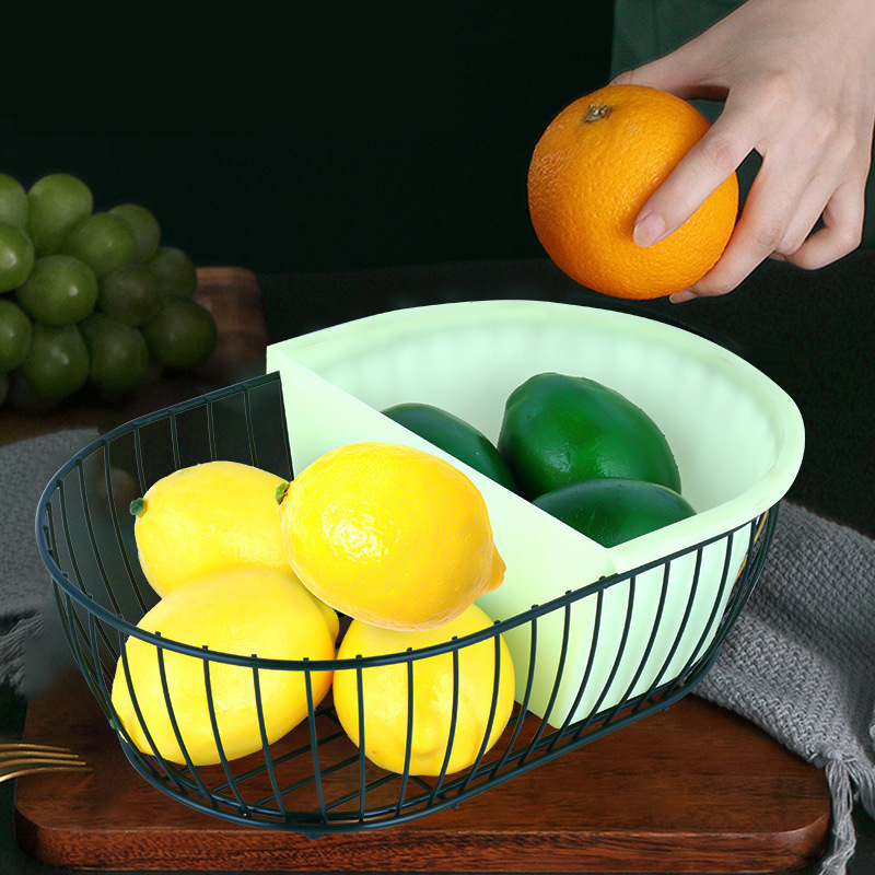 Железная фруктовая тарелка в скандинавском стиле, креативная корзина для фруктов