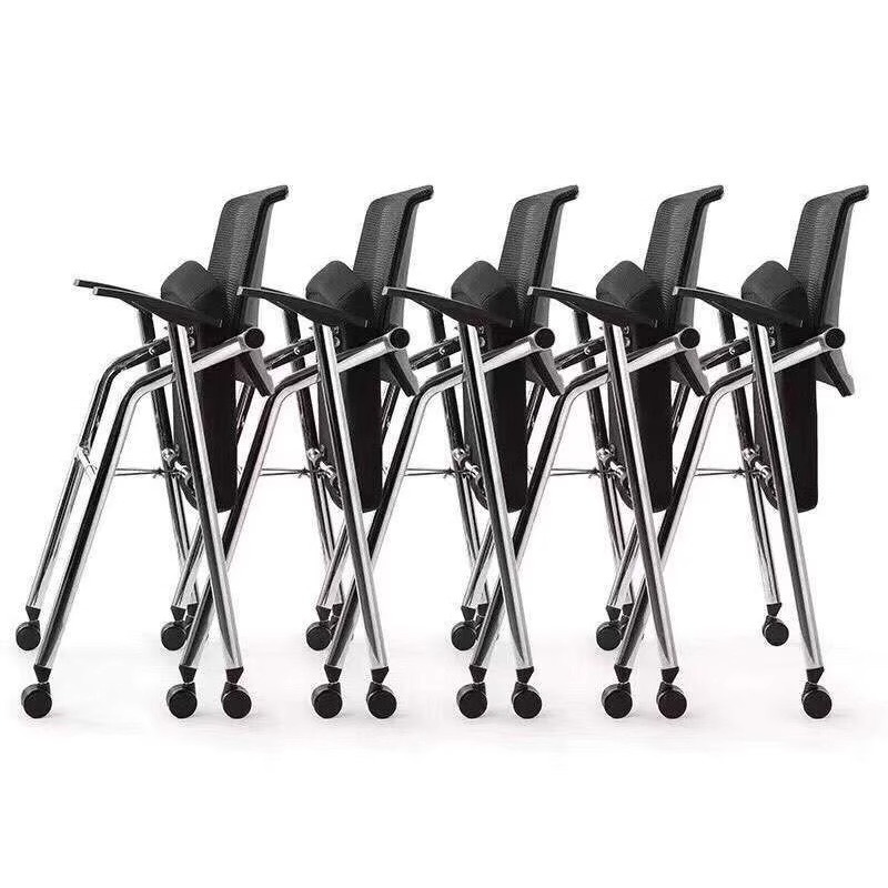 Folding Training Chair with Table Board Conference Chair with Writing Board Table and Chair Integrated Conference Room Meeting Chair Training Class Chair