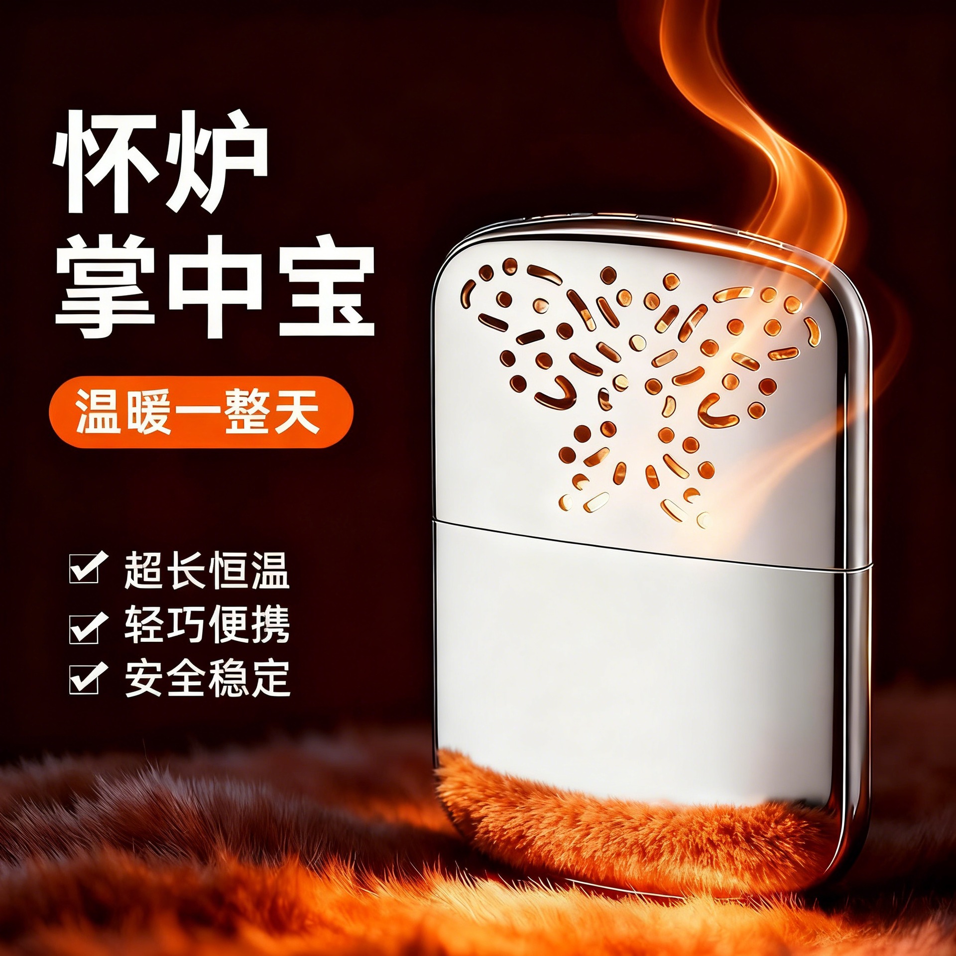 Теплообменник для девочек, обогреватель для рук и живота, легкий и портативный, платиновый катализатор, маленький обогреватель для зимы