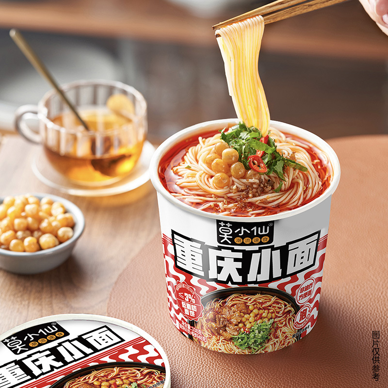 Mo Xiaoxian Crystal Hot and sour powder 136g Chongqing noodles Wuhan hot and dry noodles snail powder Internet celebrity convenient fast food wholesale