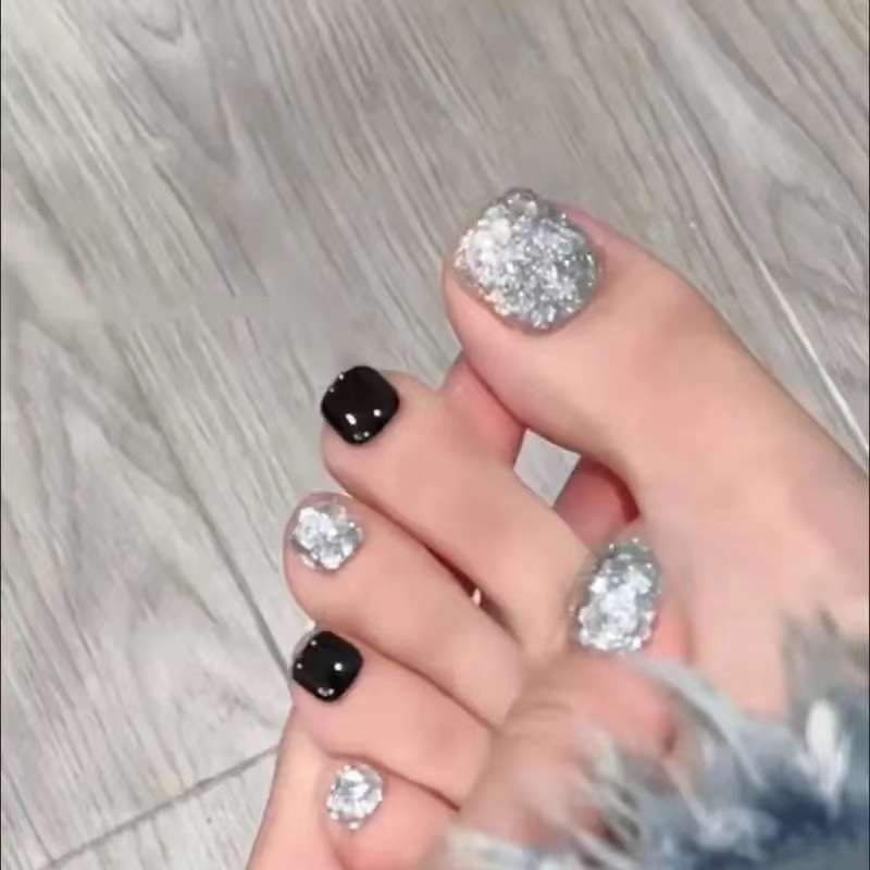 Cherry Flash Sequins Broken Diamond Nail Polish New Non-Baking Non-Peelable Oily Nail Polish Quick-Drying Long-Lasting