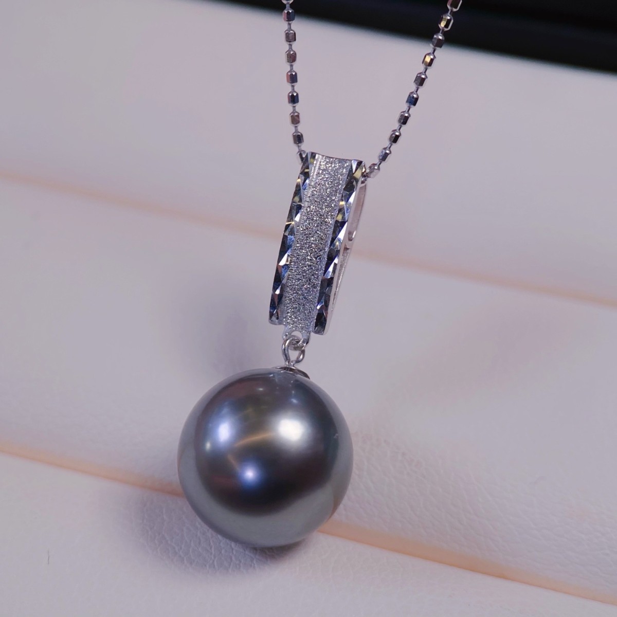 Platinum Pt900 Accessories, Normcore Style, Exquisite Workmanship, Versatile Reference Beads 9-10mm, Excluding Bead Chain