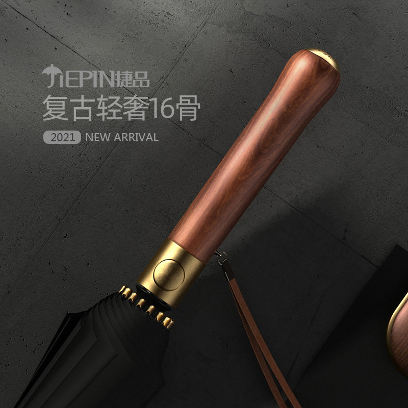 Umbrella Customized Straight Golf Umbrella Long Handle Umbrella Increase Men's Business Umbrella Gift Sunny Rain Advertising Umbrella Print LOGO