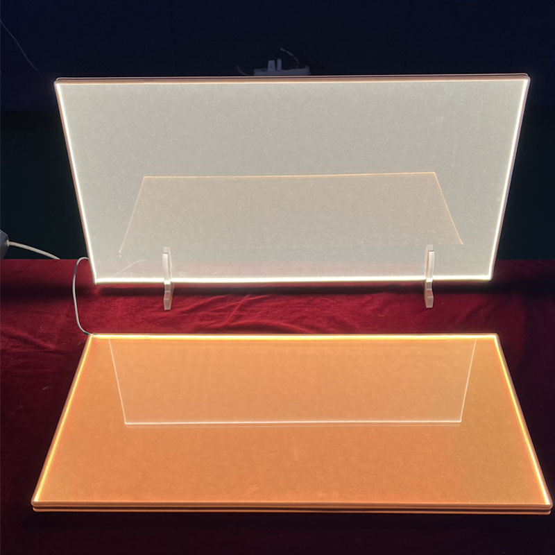 Factory Direct Sales Nano Light Guide Plate Acrylic Diffusion Plate Light Uniformization Plate Side Light Input Non-Spot Light Guide