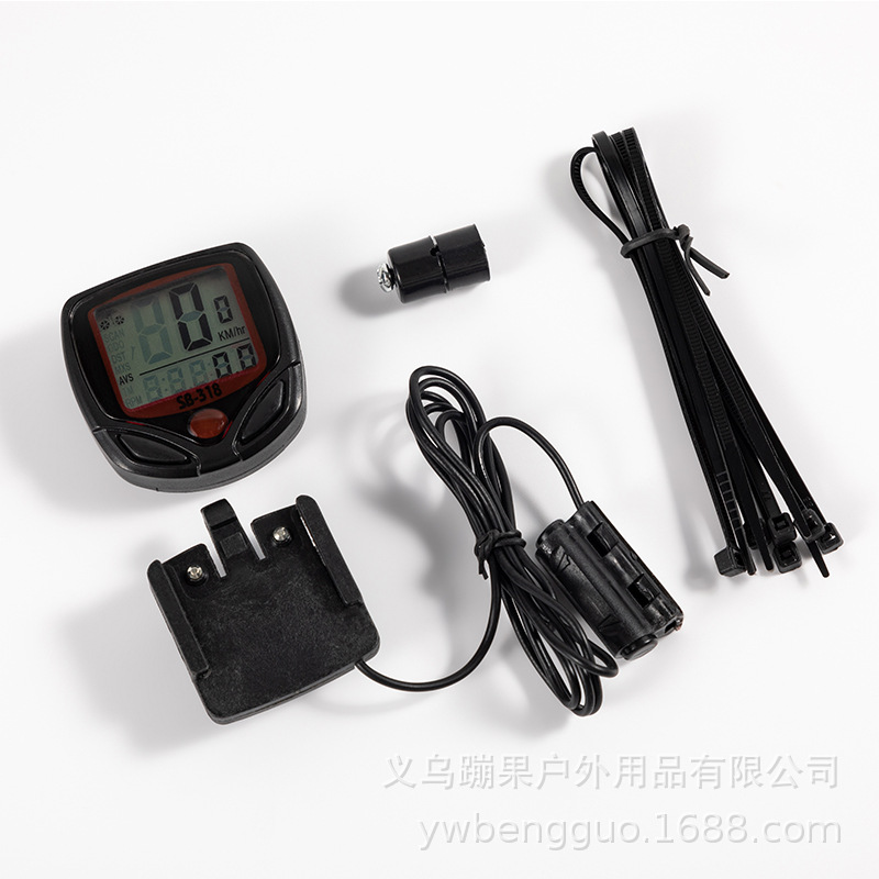 Mountain bike code table/bicycle pulse speed standard/speedometer speedometer 15 function 548B with accessories and equipment