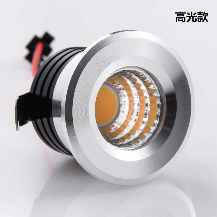 Led Small Spotlight Embedded 3Wcob Display Cabinet Cabinet Wine Cabinet Display Cabinet Light Micro Mini Spotlight Opening 30