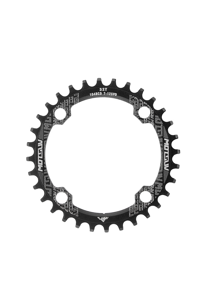 MOTSUV mountain bike 104BCD tooth disc positive and negative tooth disc 32T34T36T38T single speed round ellipse disc