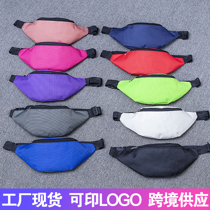 Оптовая новая оксфордская поясная сумка для активного отдыха простая однотонная кросс-бодерная спортивная сумка для мобильного телефона многофункциональная сумка для поездок