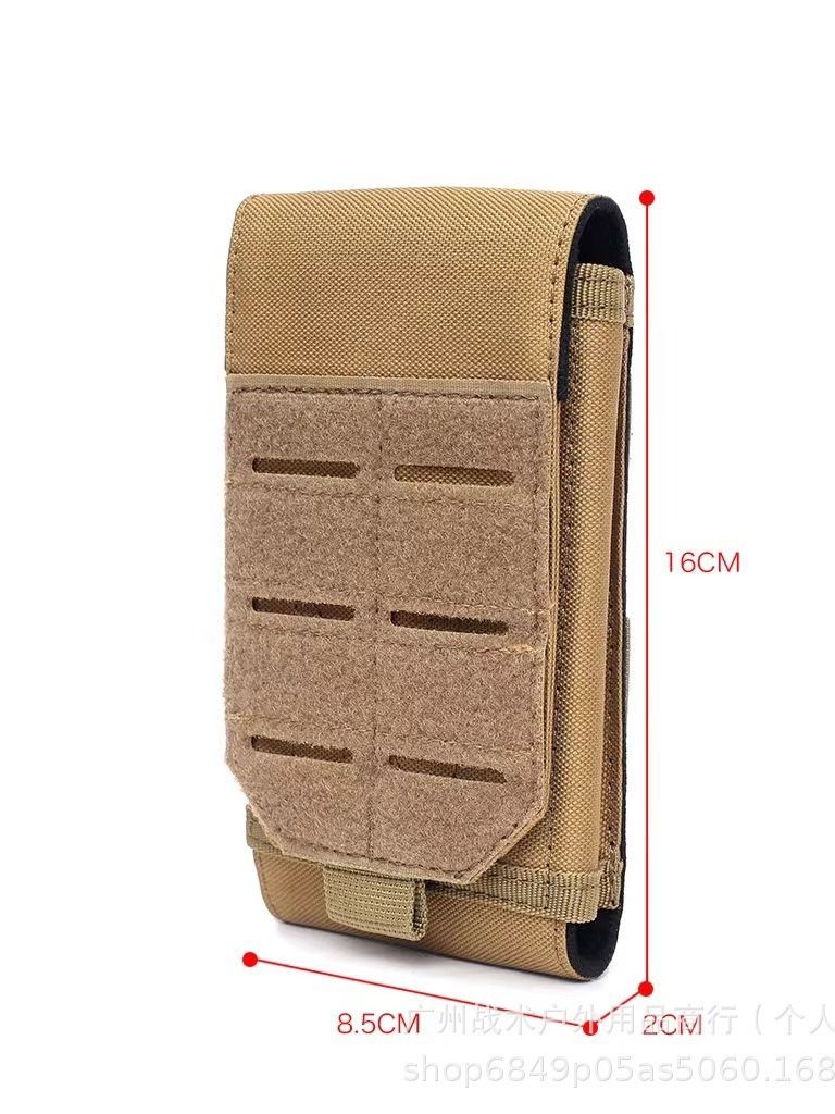 Outdoor Tactical Camouflage Waist Bag Men's Multifunctional Laser Mobile Phone Bag Wholesale