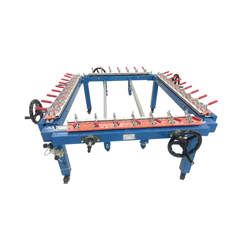 Mechanical Screen Stretching Machine Screen Printing Equipment Chain Drive Stretching Screen with Uniform Tension Manual Screen Stretching Machine