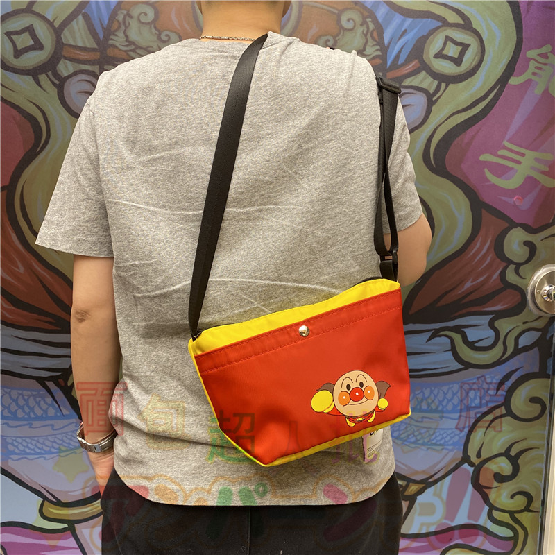 Japanese Bread Superman Bacteria Kid Harajuku Style Distinctive Canvas Bag Waist Bag Crossbody Bag Trendy Bag Shoulder Bag