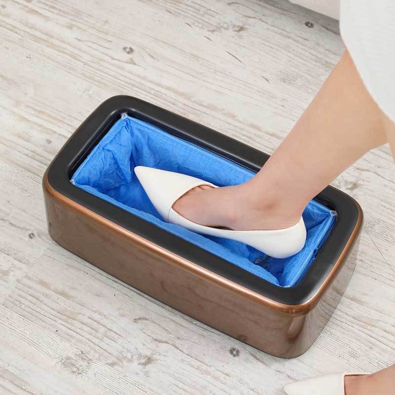 Машина для обувных чехлов бытовая автоматическая новая умная машина для пленки для обуви одноразовая внутренняя машина для чехлов для обуви