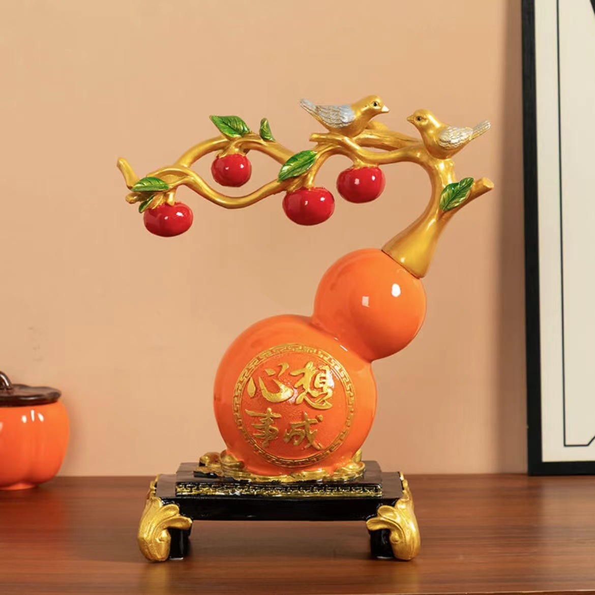 Новые китайские стильные украшения Руйи в форме тыквы для гостиной, входа, винного шкафа, подарки на новоселье, домашний легкий люкс