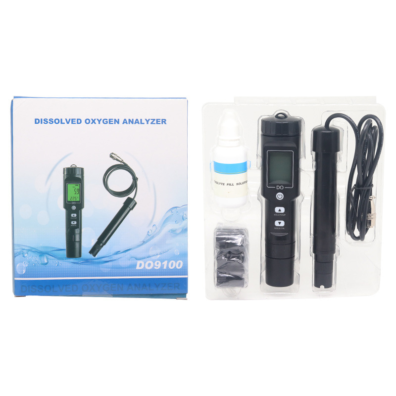 D09100 dissolved oxygen meter water quality detector fish tank culture temperature water quality analyzer test pen