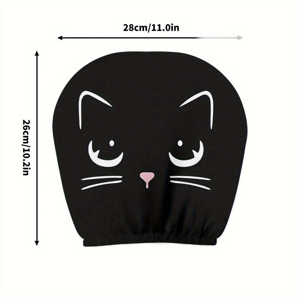 Foreign Trade Custom Labeling Black Label Cool Car Print Headrest Cover Elastic Style Funny and Interesting Car Pillow
