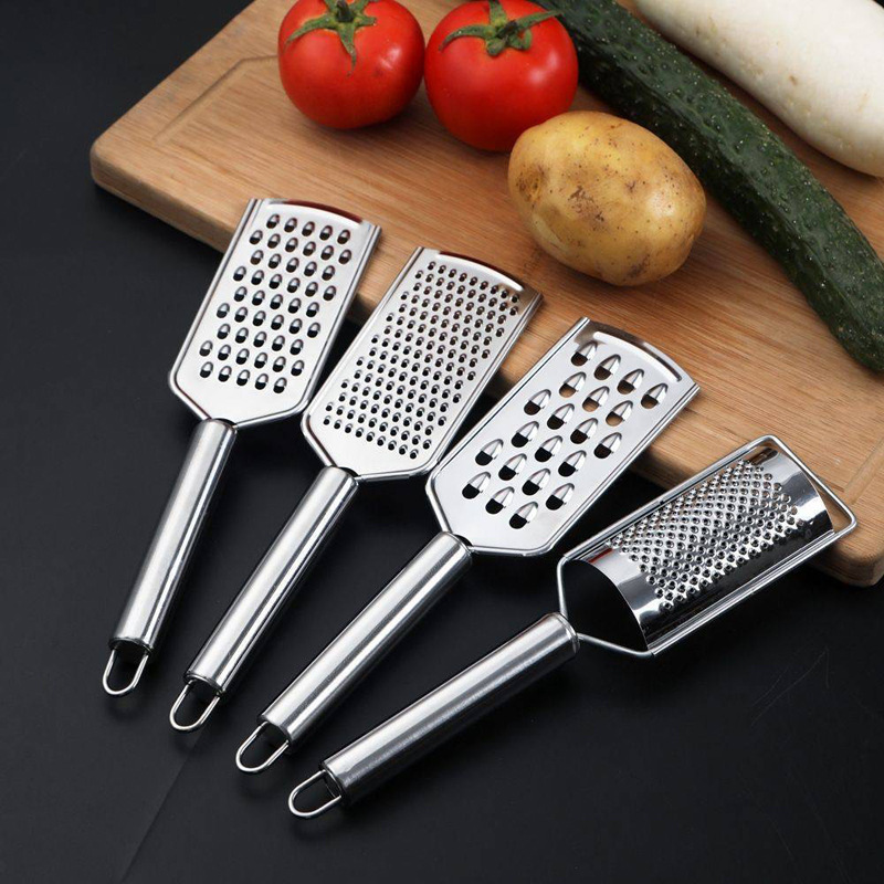 Stainless Steel Fruit and Vegetable Grater Carrot and Potato Shredder Cutter Household Kitchen Cheese Peeler Melon Planer