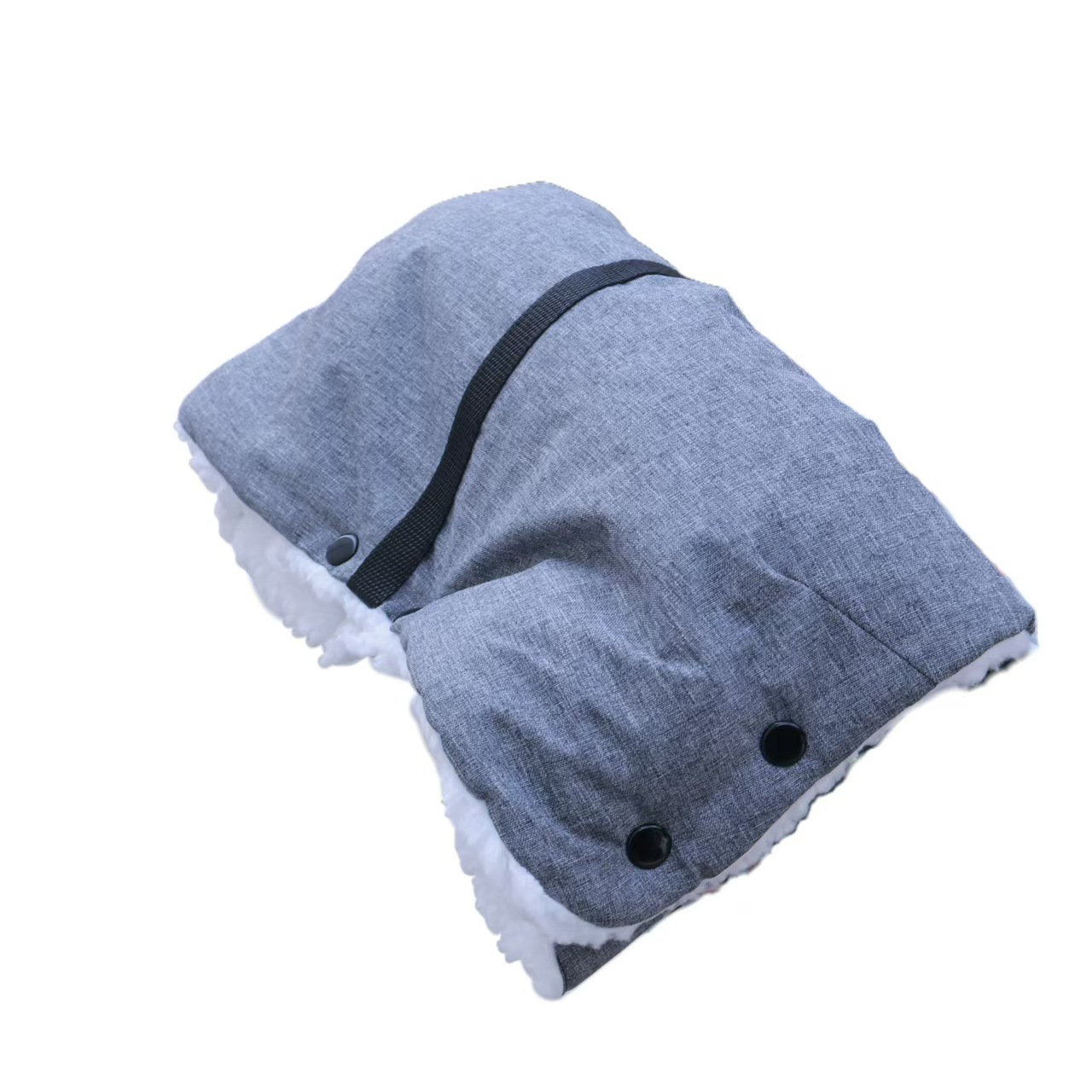 Ready Stock Baby Stroller Warm Gloves Winter Windproof Thickeneded Fleece-Lined Handlebar Polar Fleece Glove Cover Stroller Accessories