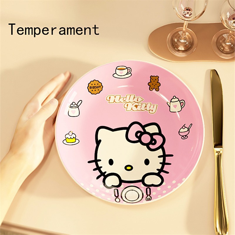 Creative and Stylish Plates for Home Use, Popular on Social Media, Cute and Girly Dish Plates, Western-Style Plates with Minor Flaws