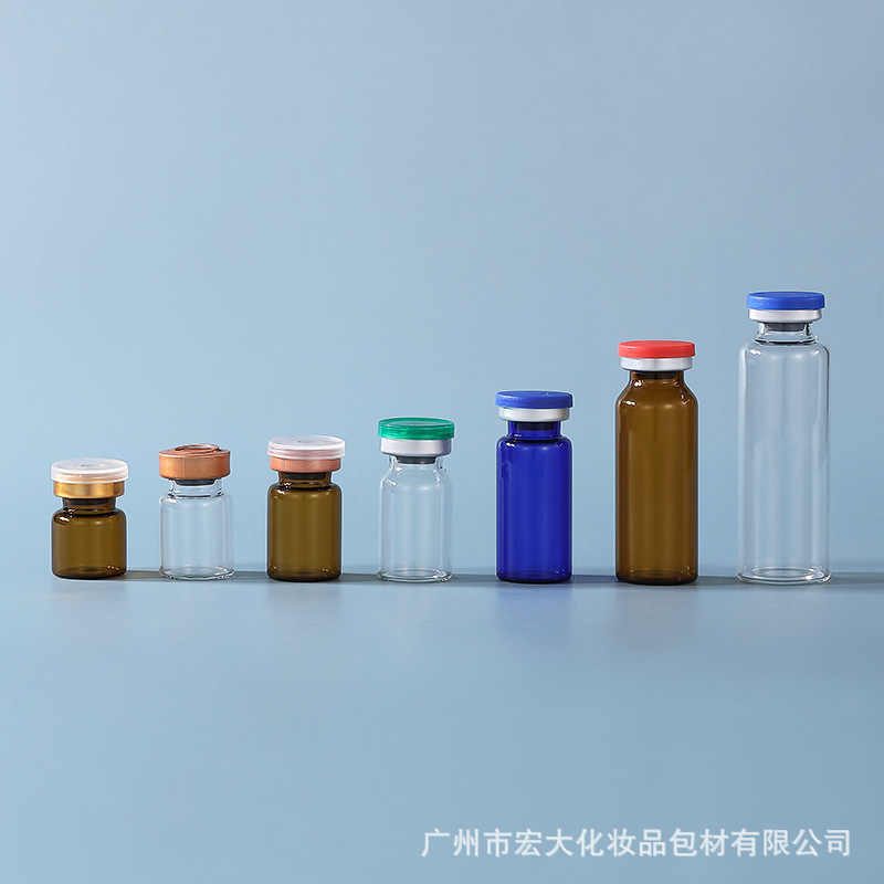 Spot 5Ml10Ml20Ml Medical Meixilin Bottle Sub-Package Bayonet Pull Tube Bottle Ampoule Freeze-Dried Powder Bottle Original Solution Bottle