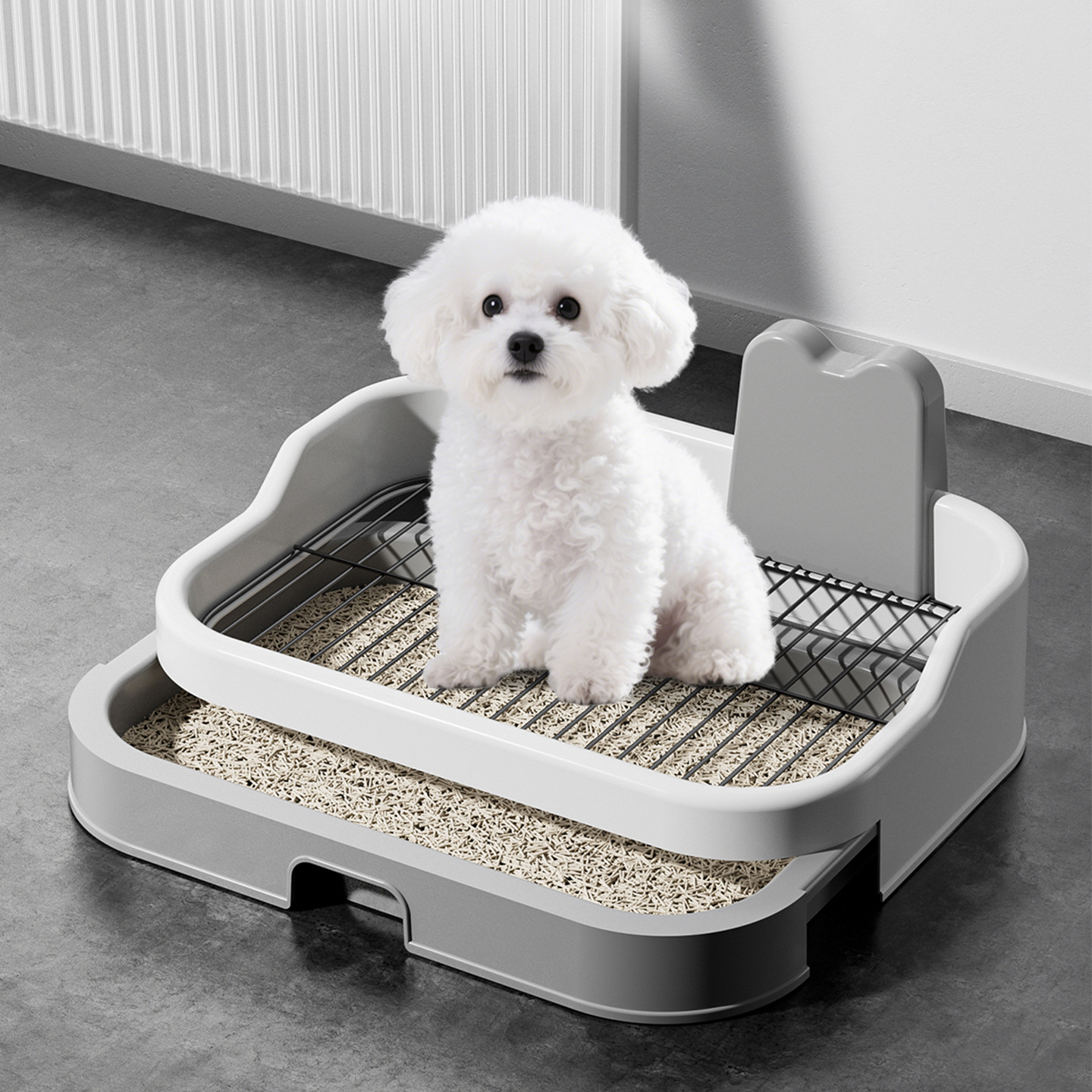 Туалет для больших собак, высокий забор, противопролежневый, легко чистится, оптовая продажа