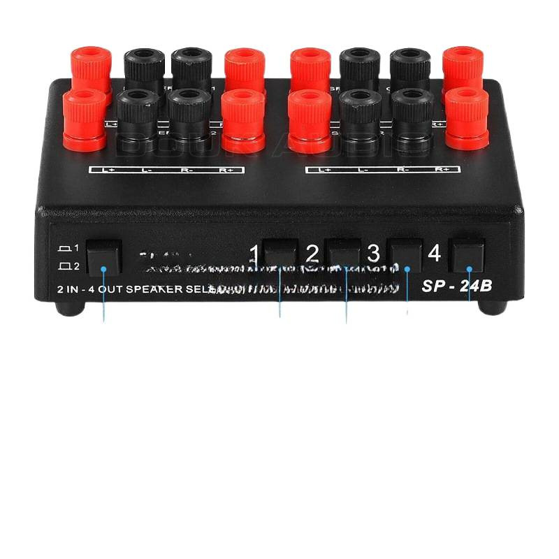 In and Out Speaker Audio Switcher Controller Selector Amplifier Home Leidezhu