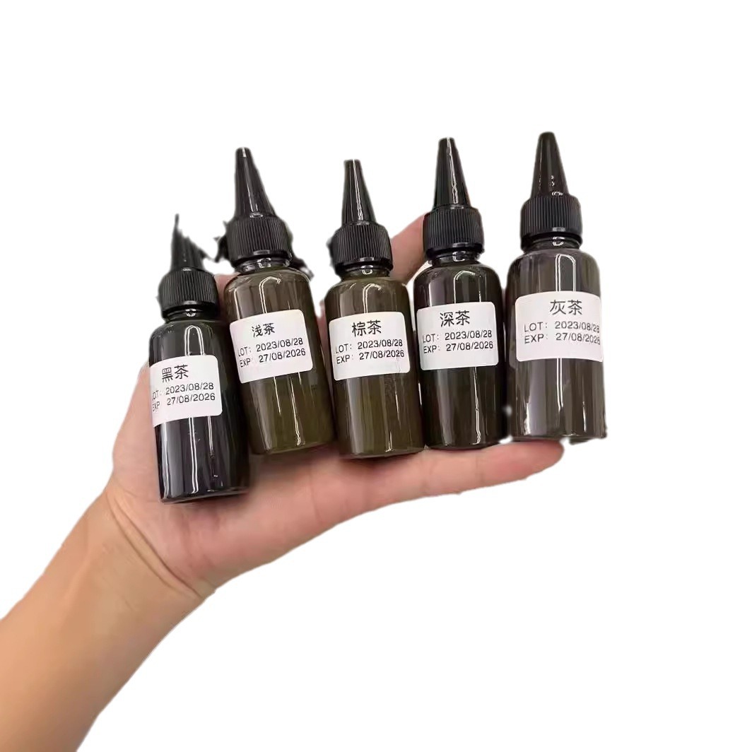 New style Brown tattoo embroidery pigment eyebrow tattoo pigment without coffee non-color tattoo embroidery color milk black tea dark tea light brown
