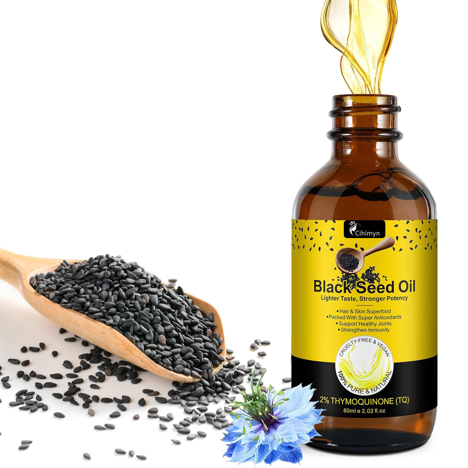 Black Seed Oil Drops Black Seed Oil Drops Cross-Border Hair Care Essential Oil Hair Care