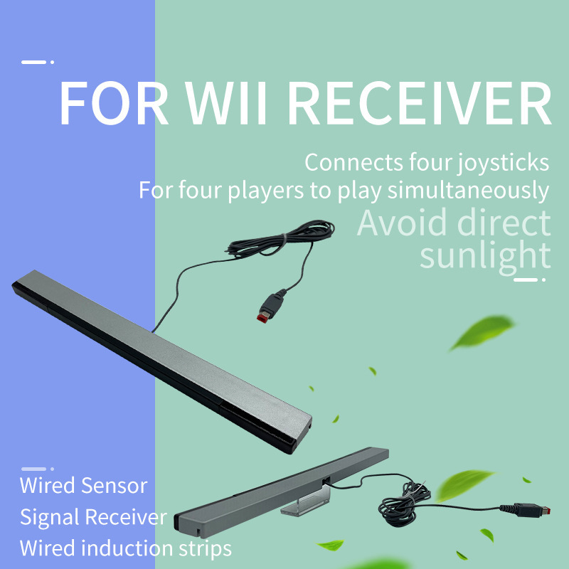 Hot Selling Wiiu Wired Receiver Wiiu Receiver Wii Sensor Sensor Strip Wii Wired Receiver