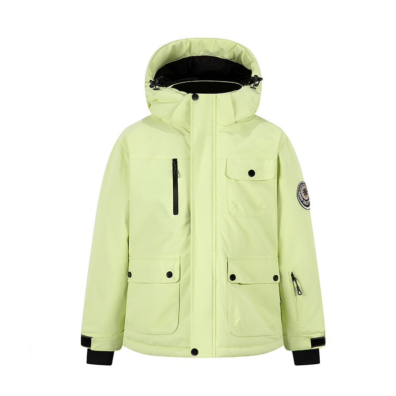 New Cross-Border Children's Ski Clothing Set Winter Waterproof Thickened Gear Bib Snow Pants for Boys and Girls Foreign Trade