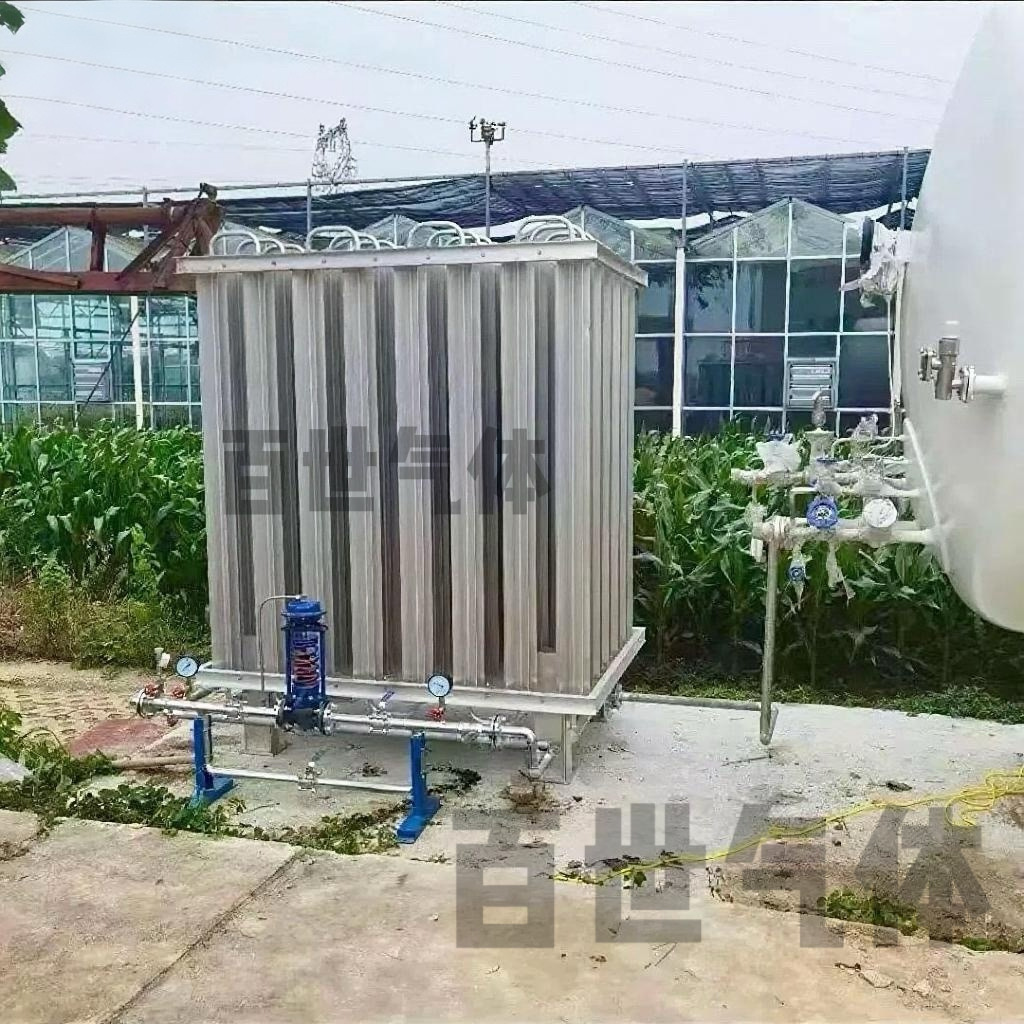 300 Cubic 1000 Cubic Vaporizer Liquid Oxygen Oxidizer Liquid Argon Liquid Nitrogen Vaporizer Pressure Regulating Vaporizer