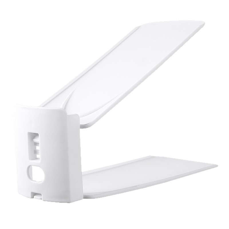 Shoe Space-Saving Shoe Rack Double-Layer Shoe Bracket Adjustable Storage Rack Shoe Cabinet Layered Partition Storage Rack Lazy Corner