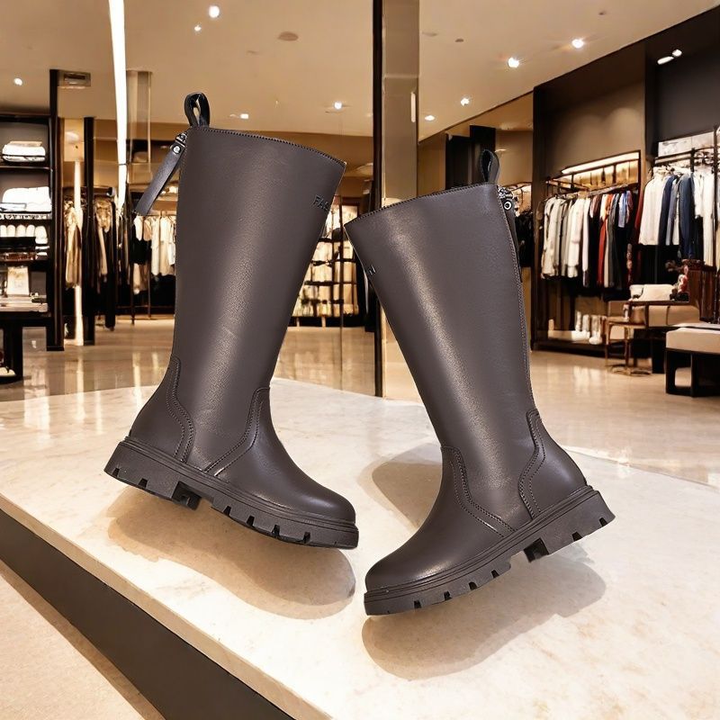 Girls' Boots, No More Than Knee-High, Autumn and Winter High Boots, Catwalk Performance Boots, Kidsren's Fashion Princess High Boots, Simple