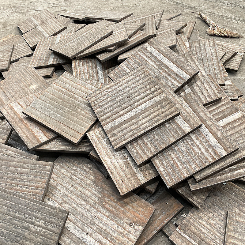 3+3 Wear-Resistant Steel Plate Chromium Carbide Alloy Lining Plate Laser Cutting 4+4 Welded Bimetal Composite Wear-Resistant Lining Plate