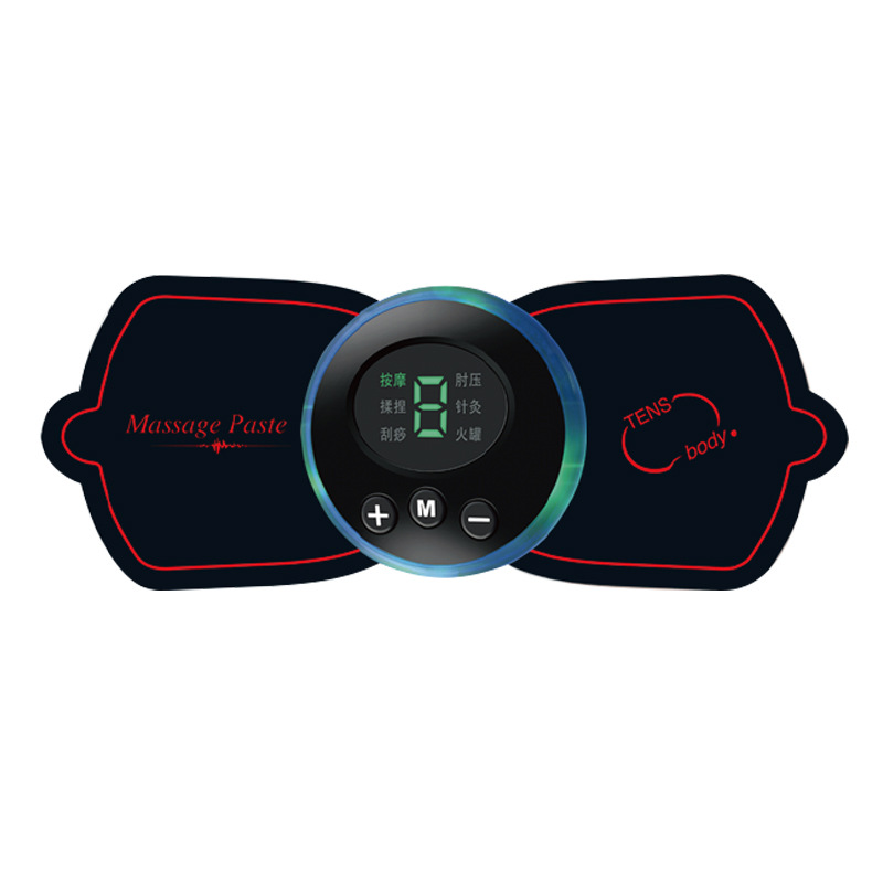 EMS Mini Massage Sticker Shoulder and Neck Pulse Physiotherapy Apparatus Portable Electric Neck Massager Intelligent Cervical Massager