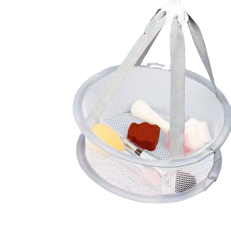 Hot-Selling Source Factory Makeup Basket Drying Net for Storing Makeup Brushes and Puffs, Mini Makeup Tool Grab