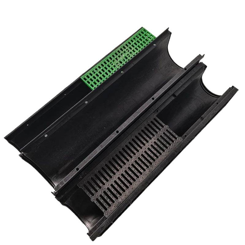 Hdpe Polymer Integrated Finished Drainage Ditch U-Shaped Drainage Channel Sewer Park Linear Manufacturer Drainage Pipe