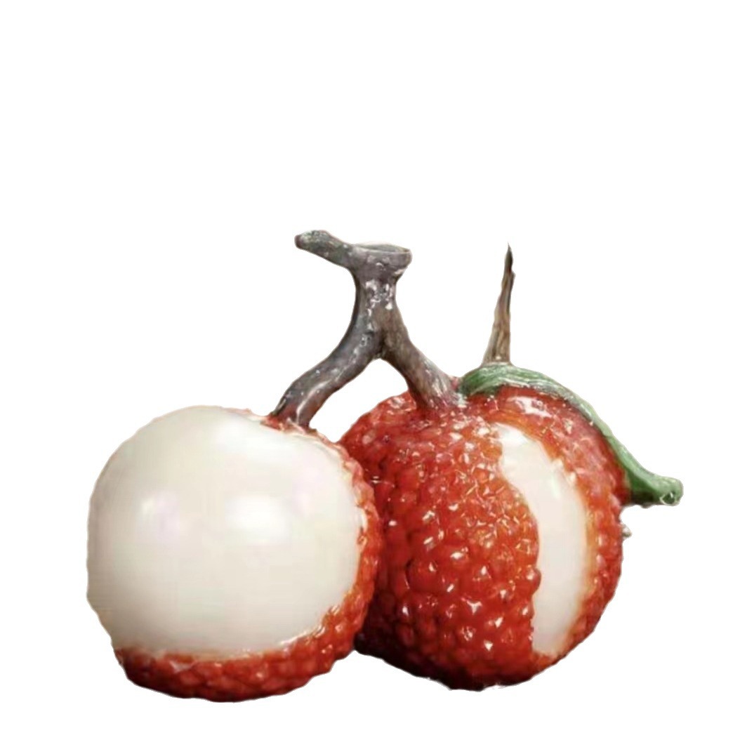 Creative Tea play decoration color-changing lychee tea pet Zen tea tray small bubble tea table decoration tea set tea table tea ceremony can be raised