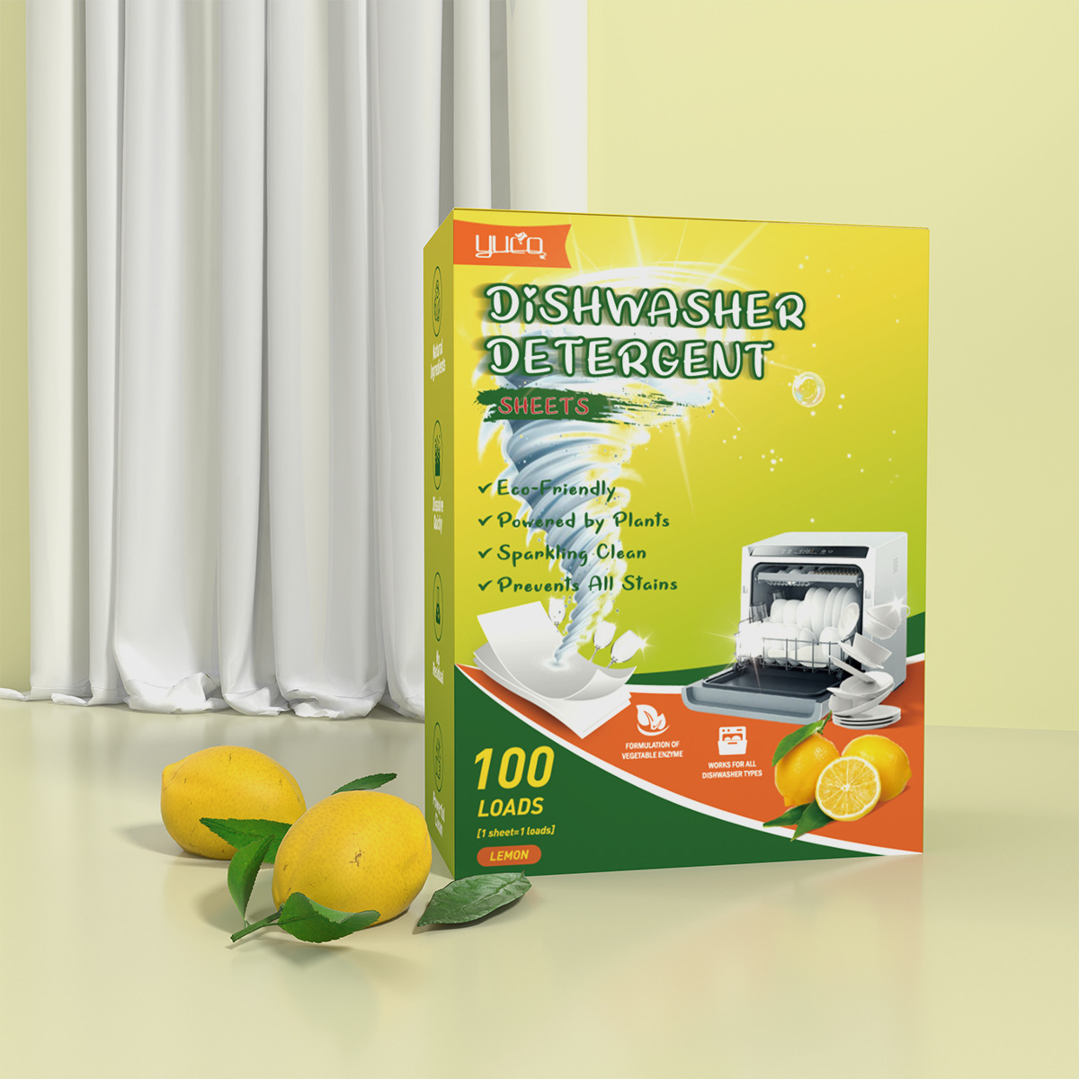 Dishwasher Dishwasher Cleaning Tablets Degreasing Decontamination Brightening Multifunctional Cleaning Tablets Dishwashing Tablets Factory Wholesale in stock