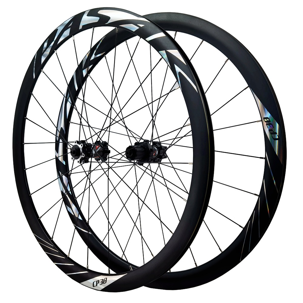 700C off-road road wheel set six-nail disc brake quick release barrel shaft HG/MS/XD aluminum alloy 7005 straight pull competitive wheel