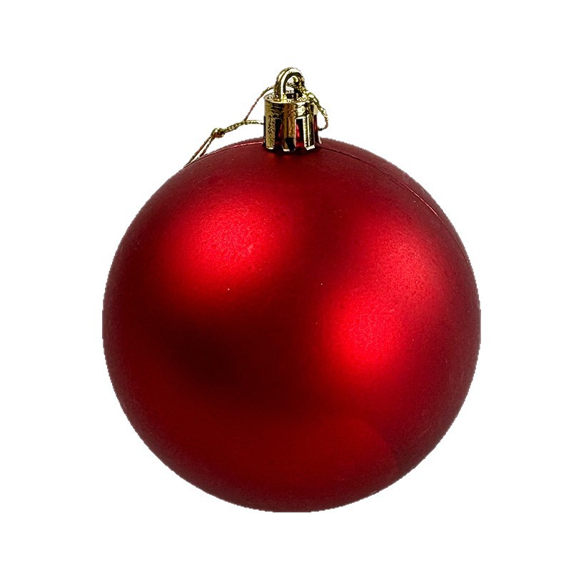 Factory direct bulk Christmas ball 4/6/8/10cm Christmas tree hanging ball decorative plastic plating ball