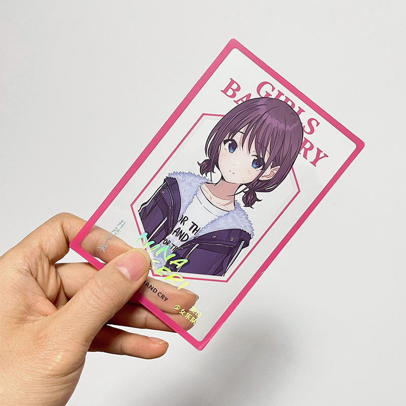 Animation Game Original Love and Deep Space Laser Ticket Customization Ticket Laser Card Customization Star Laser Card