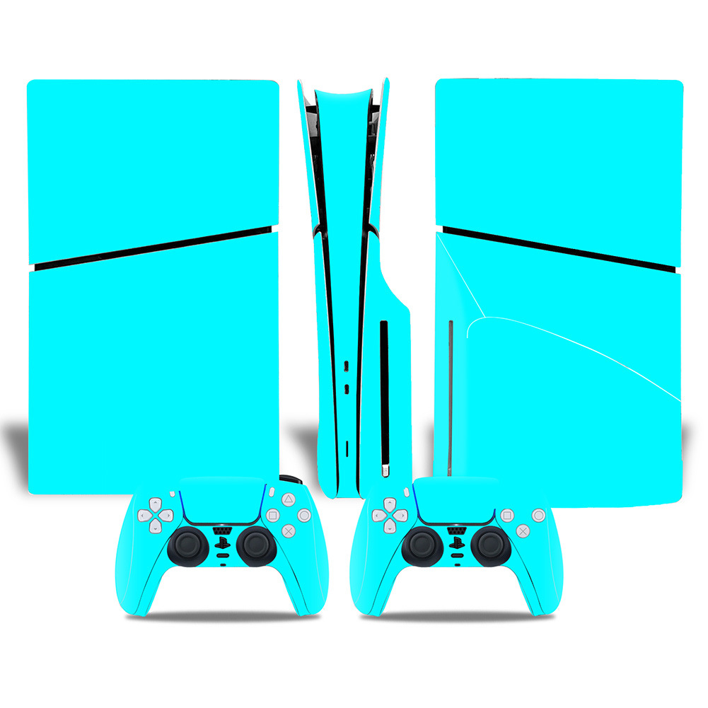 Factory straight hair PS5slim sticker PS5 game console PS5S optical drive version color film P5SLIM full package host film