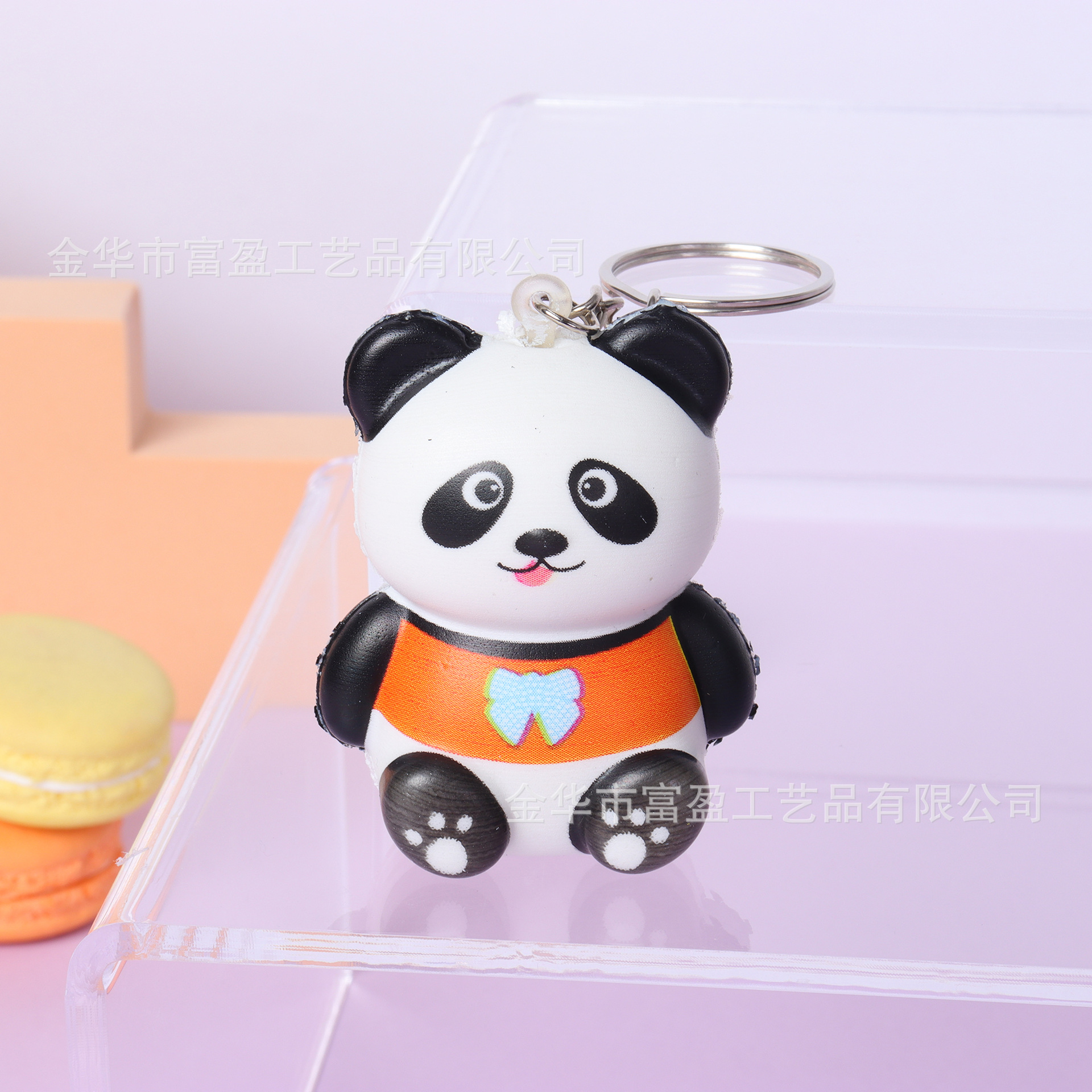 Pu Slow Rebound Cartoon Panda Doll Super Cute Keychain Pinch Fun Kidsren's Decompression and Venting Small Toys Wholesale