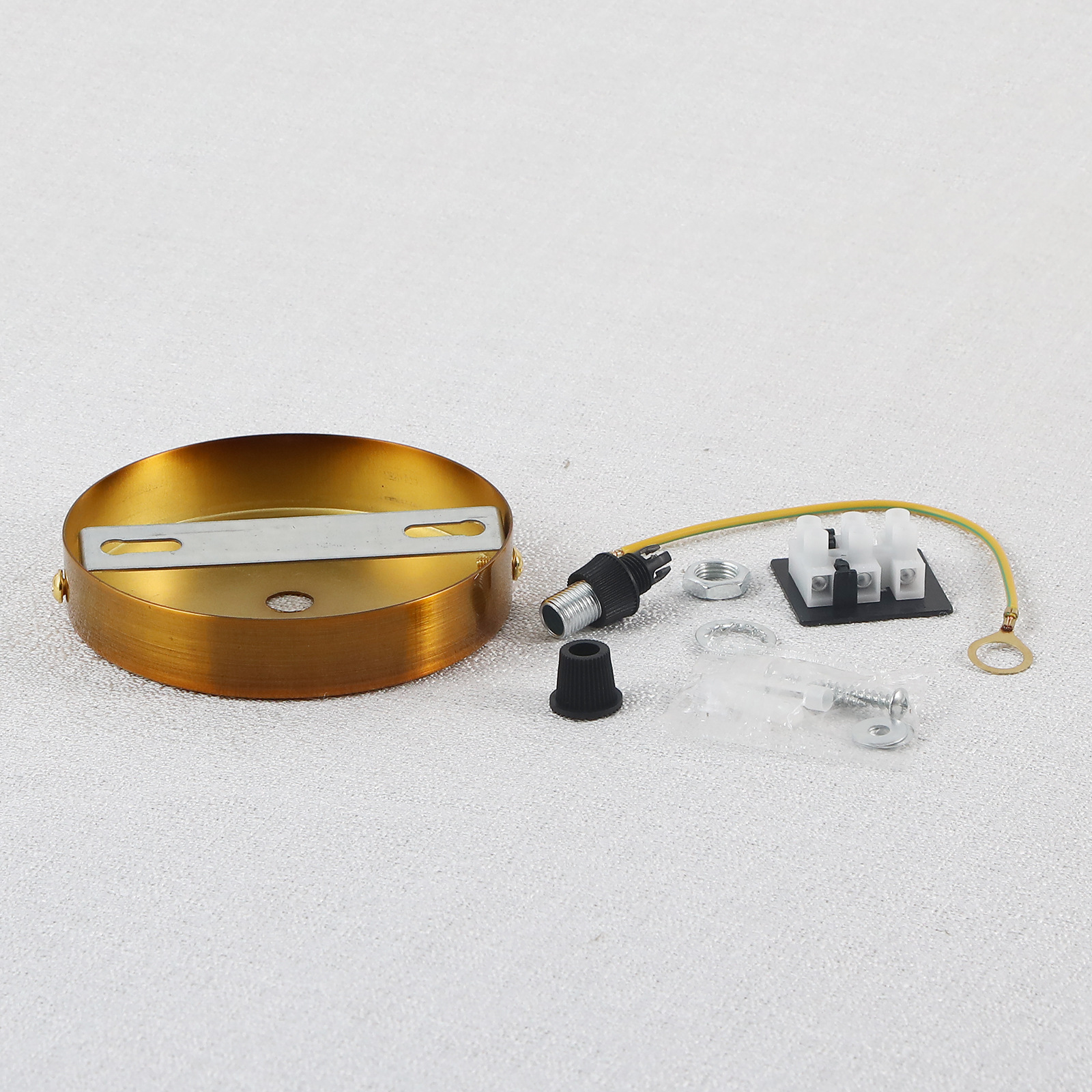 Chandelier Suction Cup Gold Bronze Lamp Replacement Ceiling Accessories Iron Lamp Plate 100×20mm Plate Wall Lamp Retro Plate